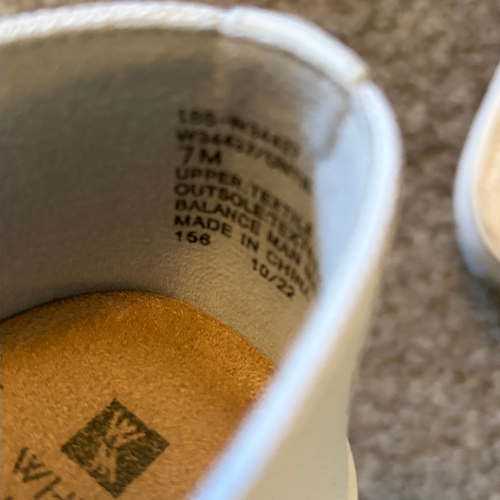 White Mountain Light Gray Slip-On Sneakers…Worn Twice! - Picture 5 of 5